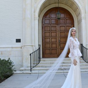 Amber Soft Silk wedding dress