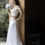 A top and skirt kind of wedding dress