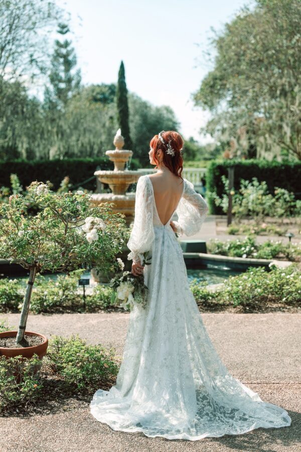 Sira D' Pion Wedding Dress Bridal Signature collection, winter Park bridal design studio
