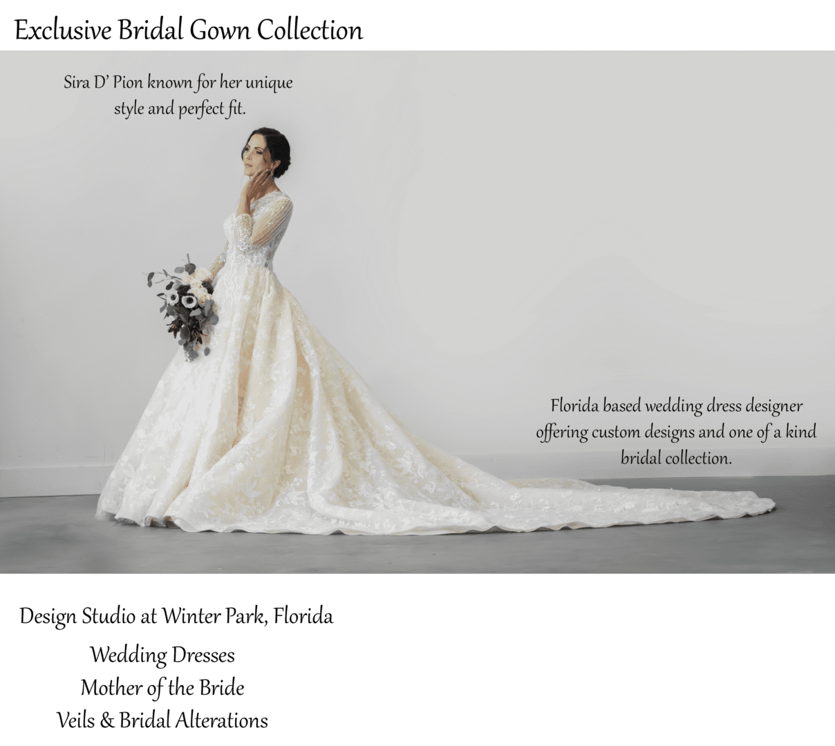 Custom Bridal Wedding Veil - Sira D' Pion Bridal Atelier