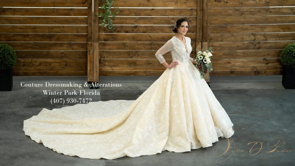Dressmaking, dressmaker design studio orlando, Winter Park Florida, wedding dress mother of the bride dressmaker